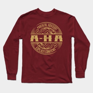 a-ha Vintage Ornament Long Sleeve T-Shirt